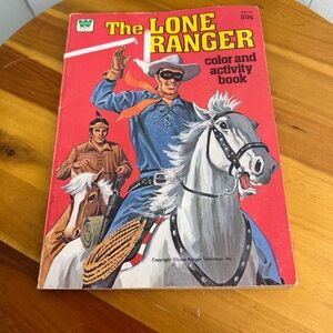 The Lone Ranger coloring book 1974 1952